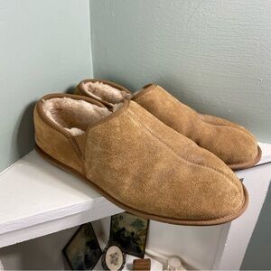 UGG Men's Scuff Romeo II Brown Chestnut Suede Loafers Slippers